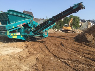 Vorsiebmaschine, Nachsiebmaschine, Powerscreen Warrior 800